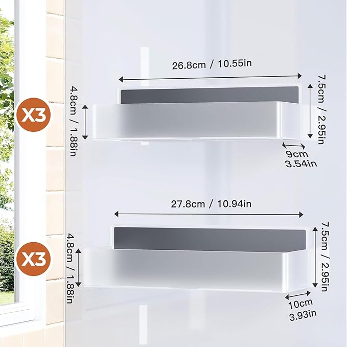 Mystozer Magnetic Spice Rack for Refrigerator, Kitchen Organizer and Storage - Image 6