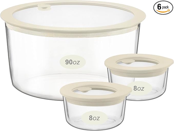 Urban Green Glass Food Container Set by LiveaLifeEasierandGreener