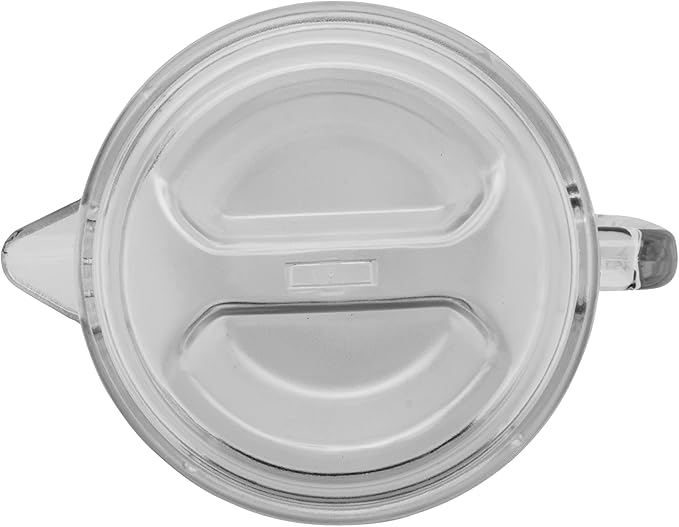 G.E.T. P-3064-1-CL-EC Heavy-Duty Shatterproof Plastic 2 Quart Pitcher - Image 3