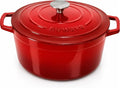 Nuwave 6QT Healthy Enameled Cast Iron Dutch Oven Pot by NuWave