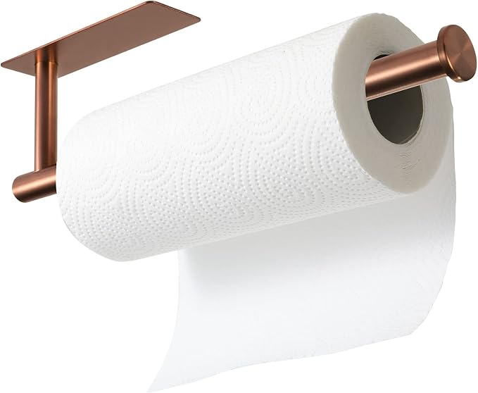 theaoo Rose Gold Paper Towel Holder - Image 8