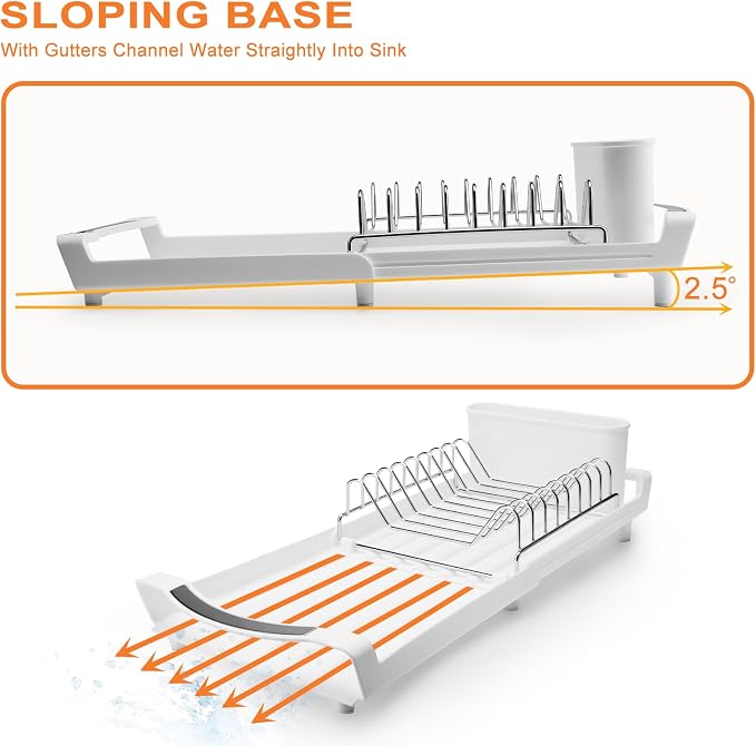 Dish Drying Rack Compact Expandable - Image 5