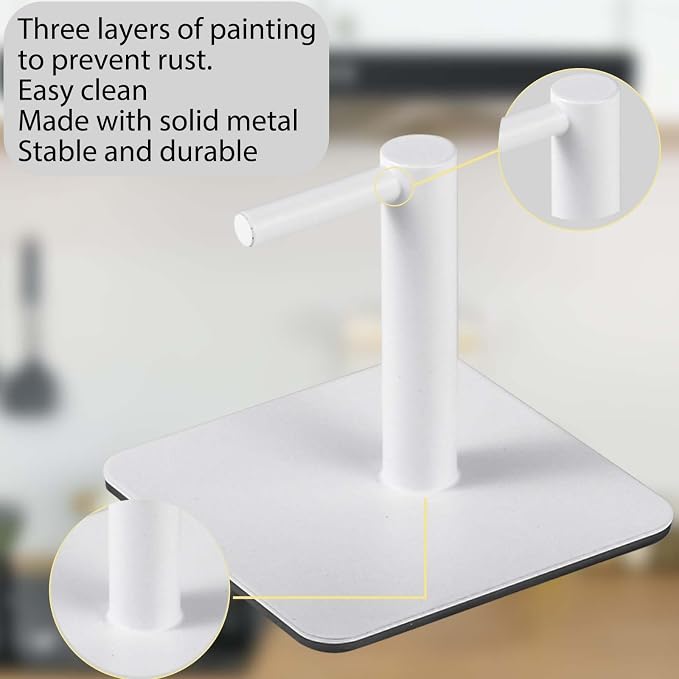 Magnetic Paper Towel Holders Heavy Duty Steel Brushed Holder - Image 3