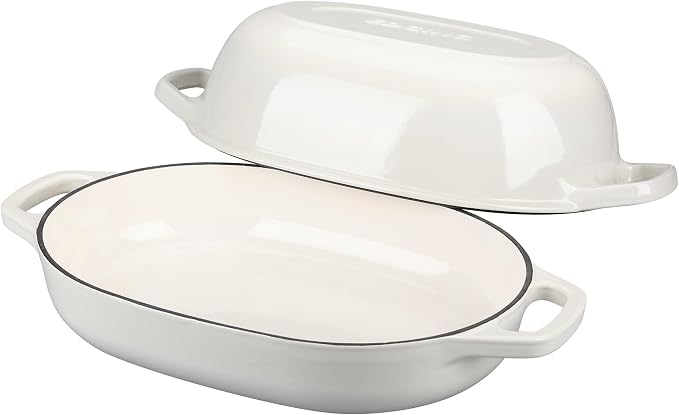 EDGING CASTING Enameled Cast Iron Oval Dutch Oven Pot - Image 4