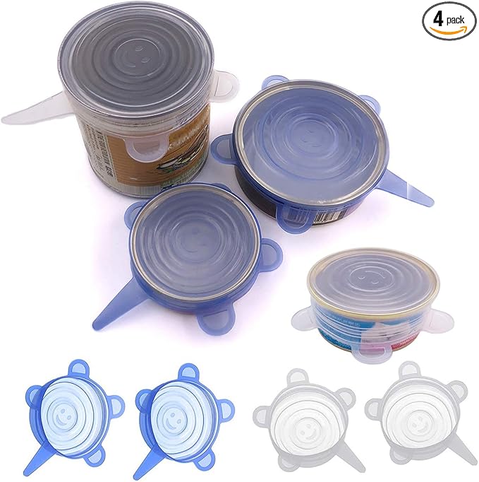 COMTIM Pet Food Can Lids, Silicone Stretch Can Lids Covers by COMTIM