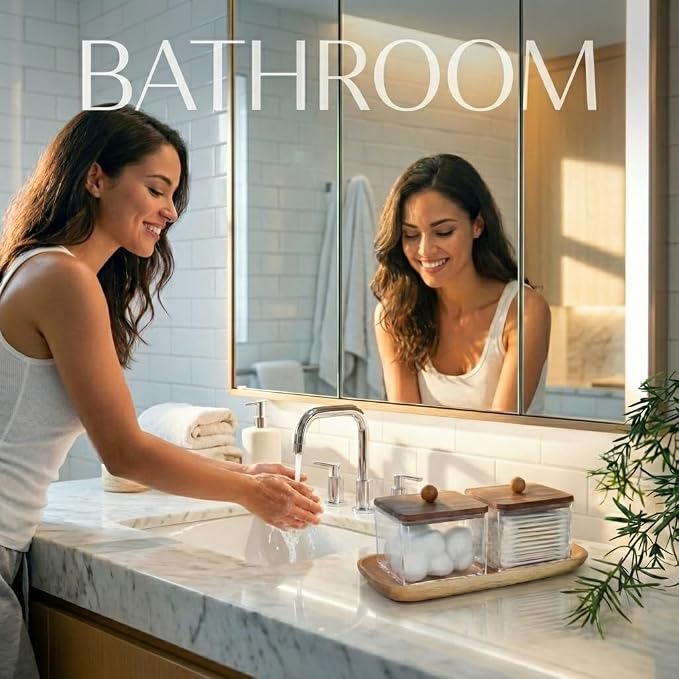 SheeChung Qtip Holder for Bathroom - Image 7