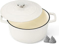 Ciwete Enameled Cast Iron Dutch Oven – 4.4 Quart Pot by Ciwete