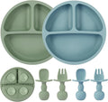 Eascrozn 2 Pack Baby Plates by Eascrozn
