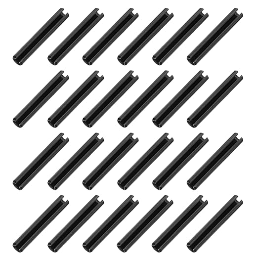 MECCANIXITY 25Pcs Slotted Split Roll Pins 3/10 Inch Dia. 2 Inch Length 65Mn by MECCANIXITY