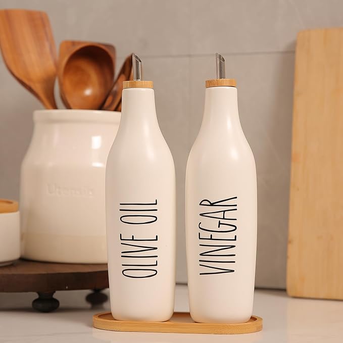 HOMCDALY Ceramic Olive Oil Dispenser - Image 7