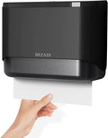 Paper Towel Dispenser, Large Capacity Wall Mount Tissue Dispensers by BEZADI