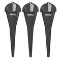 Oil Funnel 3-Pack | 11" Long Nesting Plastic Funnels by Terbold