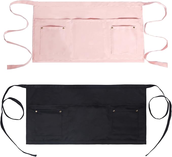 Server Apron with 5 Pockets by MIKIWELL