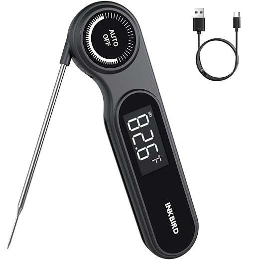 0.5 Seconds Rechargeable Instant Read Meat Thermometer by Inkbird