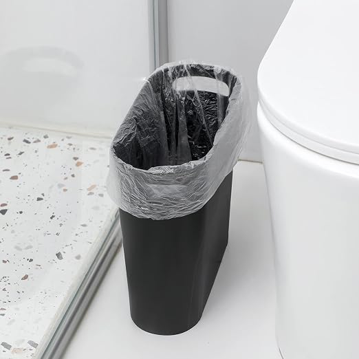 rejomiik Small Trash Can, 3.5 Gallon Slim Garbage Can Plastic Waste Basket - Image 5