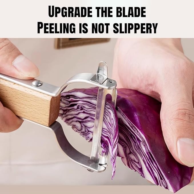 Vegetable Peeler for Kitchen, 304 stainless steel blade sharp, smooth peeling - Image 2