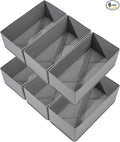 Bructhun Sock Drawer Organizer 6 Pack by Bructhun
