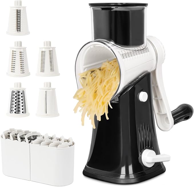 X Home 5-in-1 Rotary Cheese Grater by XHome