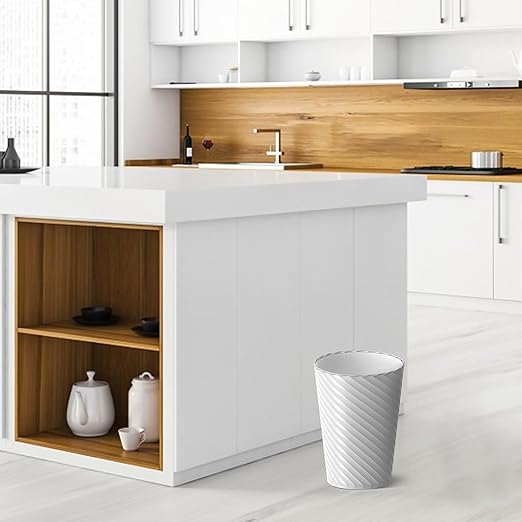 Lysam Bathroom Trash Can, 3 Pack 1.8 Gallons Small Trash Can - Image 7