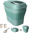 20-50 Lbs Food Storage Containers, Collapsible Rice Container by DDMOMMYCOLLAPSIBLEFOODSTORAGECONTAINERFAMILY