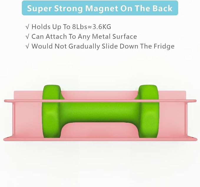 Magnetic Spice Rack For Refrigerator Magnetic Fridge Shelf For Kitchen Spice - Image 2