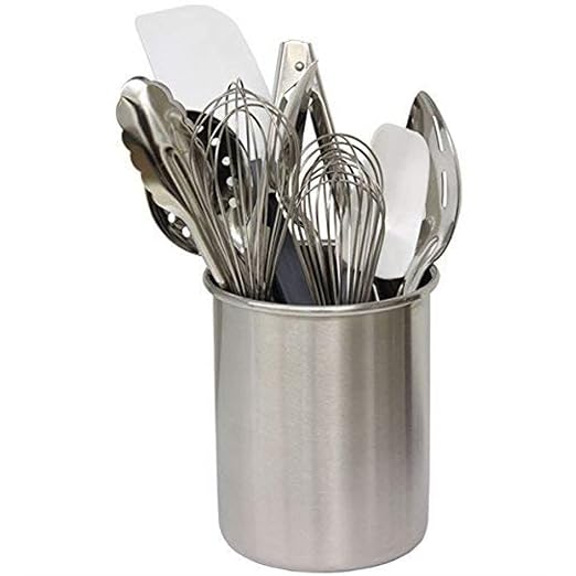 TableCraft Products HU2 Utensil Holder, Stainless Steel Brushed - Image 2