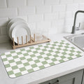 CooRug Checkered Dish Drying Mat by CooRug