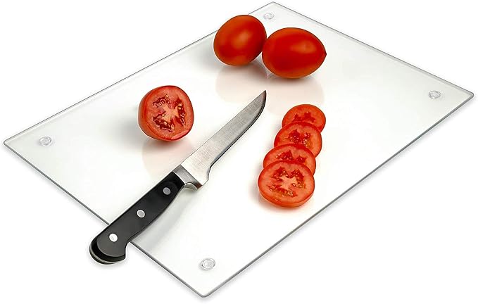 Tempered Glass Cutting Board – Long Lasting Clear Glass – Scratch Resistant by LightInTheDark