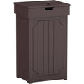 Function Home Trash Can Cabinet, 13 Gallon Kitchen Garbage Can, Wood Recycling by FunctionHome