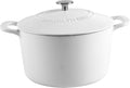 MARTHA STEWART Gatwick 7-Quart Enamel Cast Iron Dutch Oven Pot by MarthaStewart