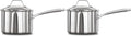Calphalon Classic Stainless Steel Sauce Pan, Impact-Bonded Aluminum Base by Calphalon