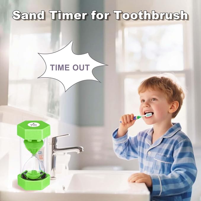 Sand Timer 15 Minute Hourglass, Unbreakabl Sand Clock 15 Min, Reloj De Arena 15 - Image 6