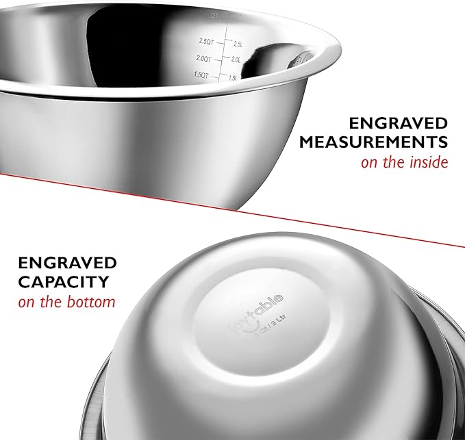 Eatex Mixing Bowls with Measuring Cups & Measuring Spoons 17 Piece Set - Image 5