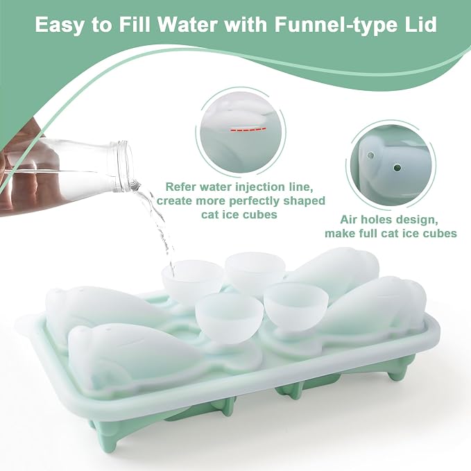 3D Labrador Ice Cube Tray Silicone Large Ice Cube Molds Fun Shapes Dog Ice Cube - Image 2