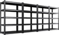 Set of 4 71"H Garage Shelving-2050LBS 5 Tier Storage Shelves, Adjustable Heavy by Unknown