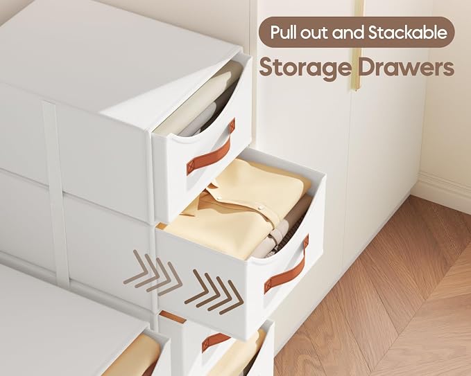 Homsorout Stackable Storage Drawers - Image 4