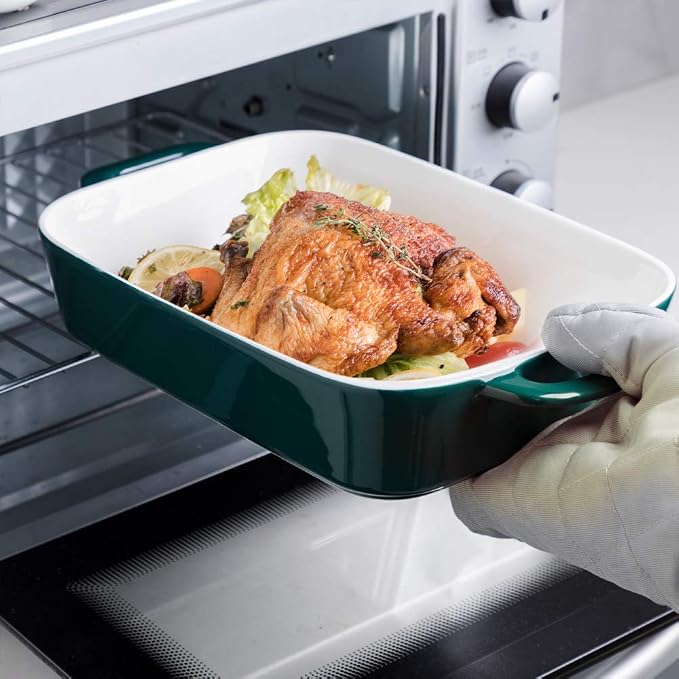 Sweejar Ceramic Bakeware Set, Rectangular Baking Dish - Image 3