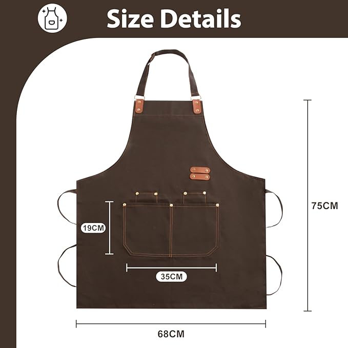Apron for Men Women, Chef Apron - Image 2