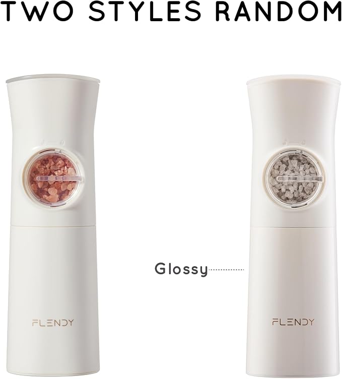 Flendy Gravity Electric Salt and Pepper Grinder Set Rechargeable, Automatic - Image 7
