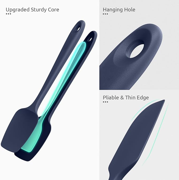 Heat Resistant Silicone Spatula Set: U-Taste 600ºF High Temp Seamless Food - Image 6