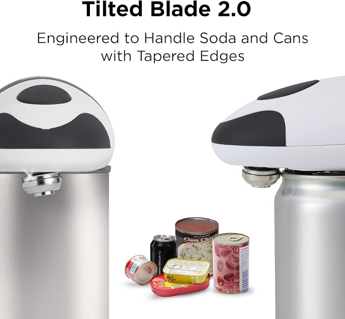Kitchen Mama Auto 2.0 Electric Can Opener: Blade Opens Almost Any Can Pop or - Image 5