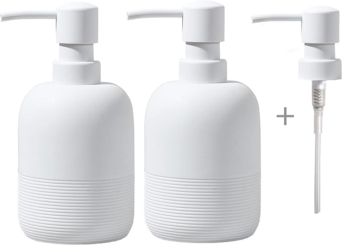 GalDal White Soap Lotion Dispenser - Image 4