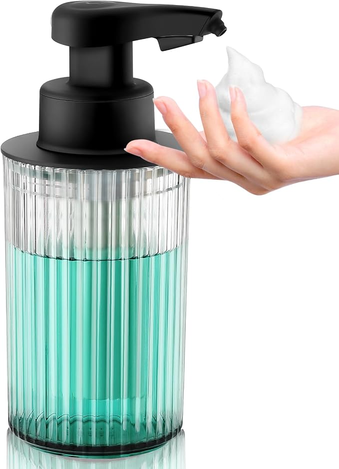 Automatic Soap Dispenser Foaming Touchless: 9oz Black Plastic by PHNEEMSAUTOMATICSOAPDISPENSER