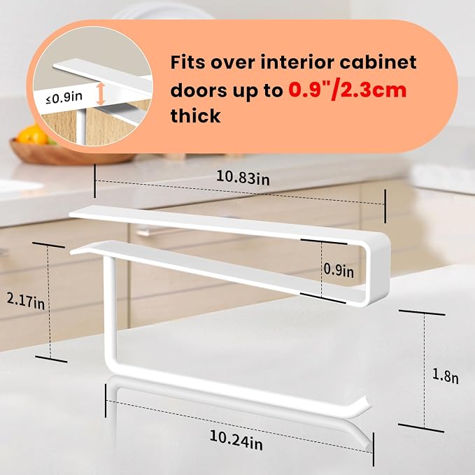 2 Pack Large Tumbler Lid Organizer, Under Cabinet Cup Lid Holder - Image 4