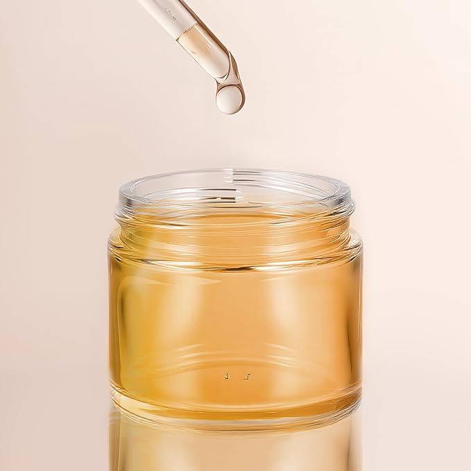 2oz Jars with Lids, Hoa Kinh 24 Pack Clear Glass Jars with Lids Empty Cosmetic - Image 5