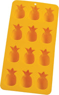 HIC Kitchen Silicone Pineapples Ice Cube Tray, Makes 12 Pineapples by HIC
