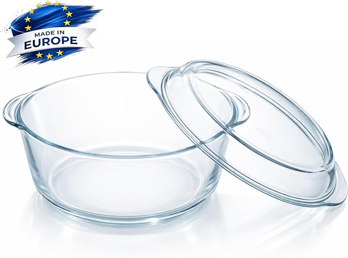 Ums 3.3 Quart Glass Casserole Dish - Image 3