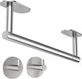 Paper Towel Holder Under Cabinet, Self Adhesive or Wall Mounted SUS304 by WZKALY