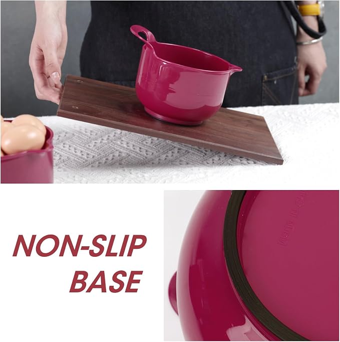 BoxedHome 4 Pack Nesting Mixing Bowl Set - Image 4