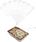 PARTY BARGAINS Clear Disposable Plastic Spatulas – 8-Pack Heavy Duty Kitchen by PARTYBARGAINS
